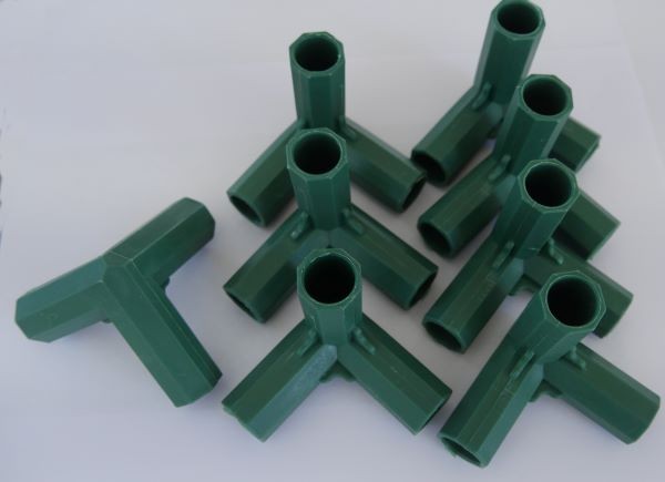 PINSU® Rahmeneckverbinder 90°-90°-90° grün